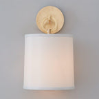Iris Wall Lamp Farmhouse Fabric Cylindrical