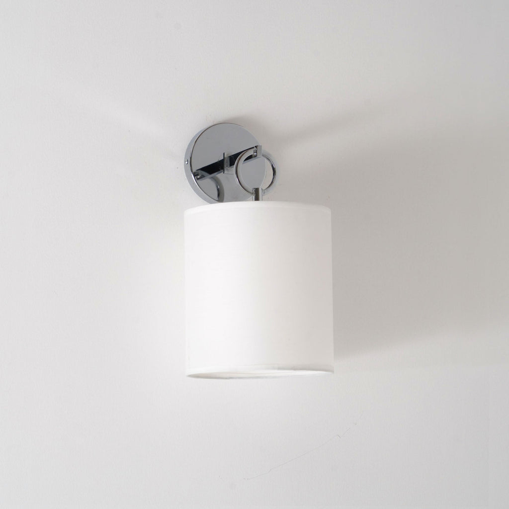 Iris Wall Lamp Farmhouse Fabric Cylindrical