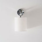 Iris Wall Lamp Farmhouse Fabric Cylindrical