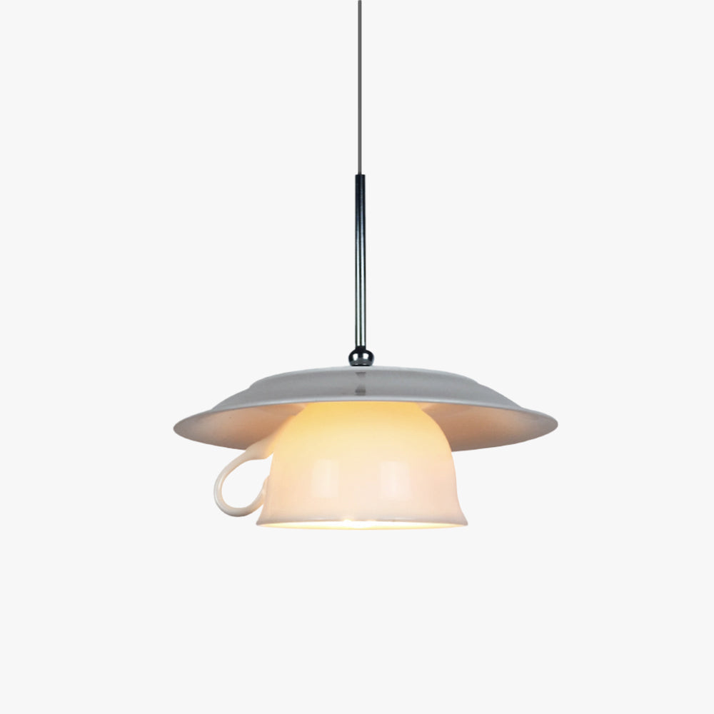 Valentina Modern Cup Ceramic Pendant Light Bedroom Living Room