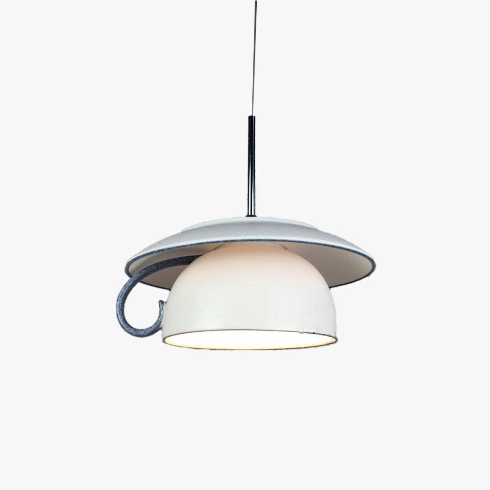 Valentina Nordic Cup Ceramic LED Pendant Light Bedroom