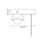 Gevon Travertine Wall Lamp
