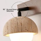 Gevon Travertine Wall Lamp
