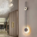 Gaia Wall Lamp Sculptural Geometry Alabaster