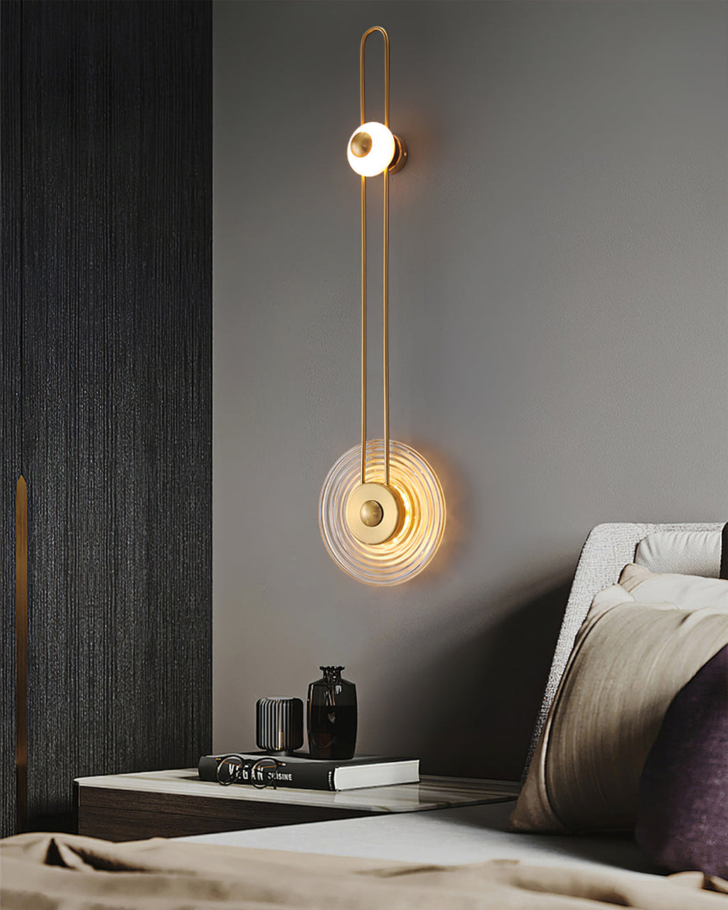 Gaia Wall Lamp Sculptural Geometry Alabaster