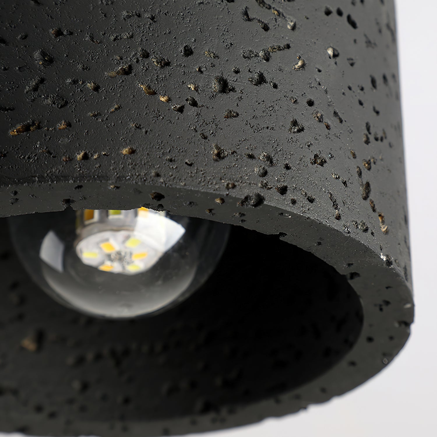 Ritta Sqaure&Round Ceiling Light  Black& Yellow Travertine