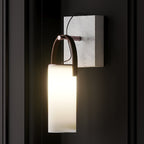 Galerie Wall Lamp Fontana Glass Leather Marble