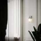 Galerie Wall Lamp Fontana Glass Leather Marble