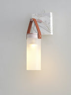 Galerie Wall Lamp Fontana Glass Leather Marble