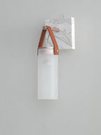 Galerie Wall Lamp Fontana Glass Leather Marble