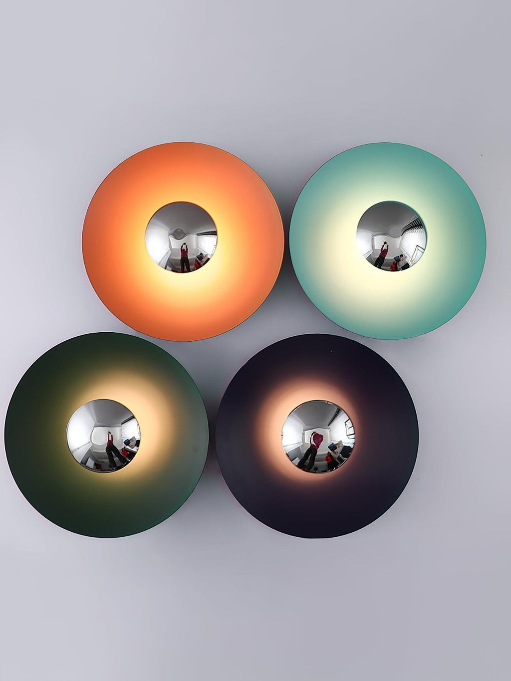 Wall Lamp Eclipse Inspired Halo Glow Modern Minimalist Art Accent
