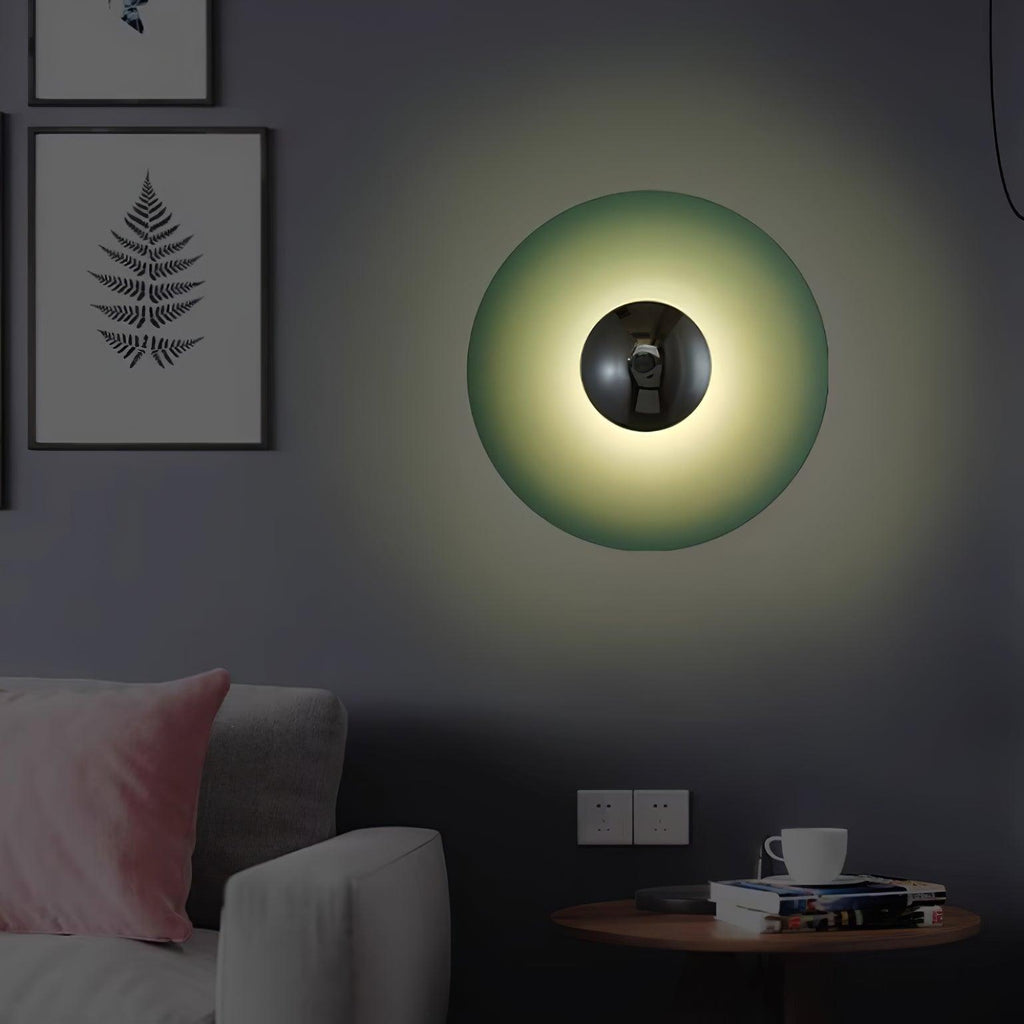 Wall Lamp Eclipse Inspired Halo Glow Modern Minimalist Art Accent