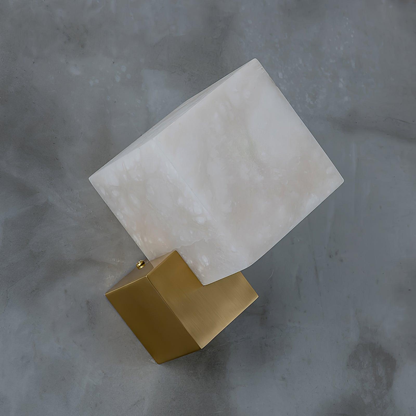 Arden Minimalist Alabaster Wall Light