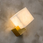 Arden Minimalist Alabaster Wall Light