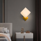 Arden Minimalist Alabaster Wall Light