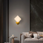 Arden Minimalist Alabaster Wall Light