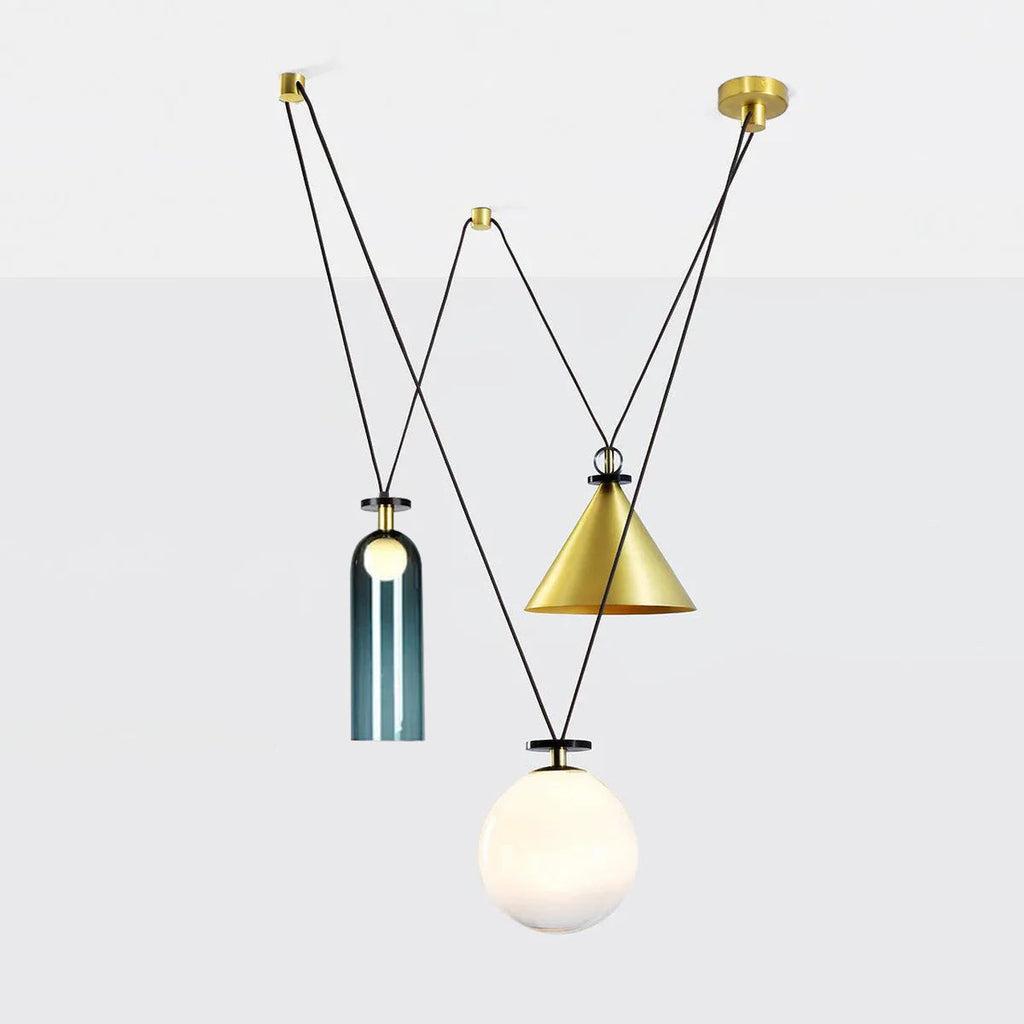 Covine Multi-Shape Adjustable Pendant Light