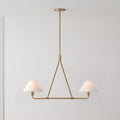 Ornuvyh Vintage Industrial Metal Fabric Chandelier
