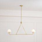 Ornuvyh Vintage Industrial Metal Fabric Chandelier
