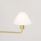 Ornuvyh Vintage Industrial Metal Fabric Chandelier