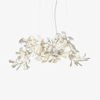 Olivia Ceramic Gingko Leaf Chandelier   Organic Curves
