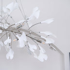 Arux Gingko Chandelier Art Deco Bent Downwards