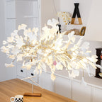 Arux Gingko Chandelier Art Deco Bent Downwards