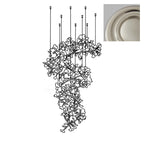 Eloria Cascading Floral Spiral Chandelier
