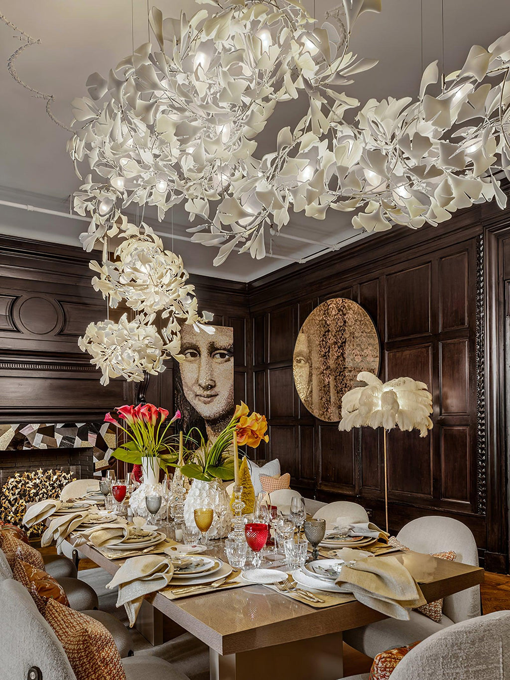Elysia Floral Canopy Chandelier