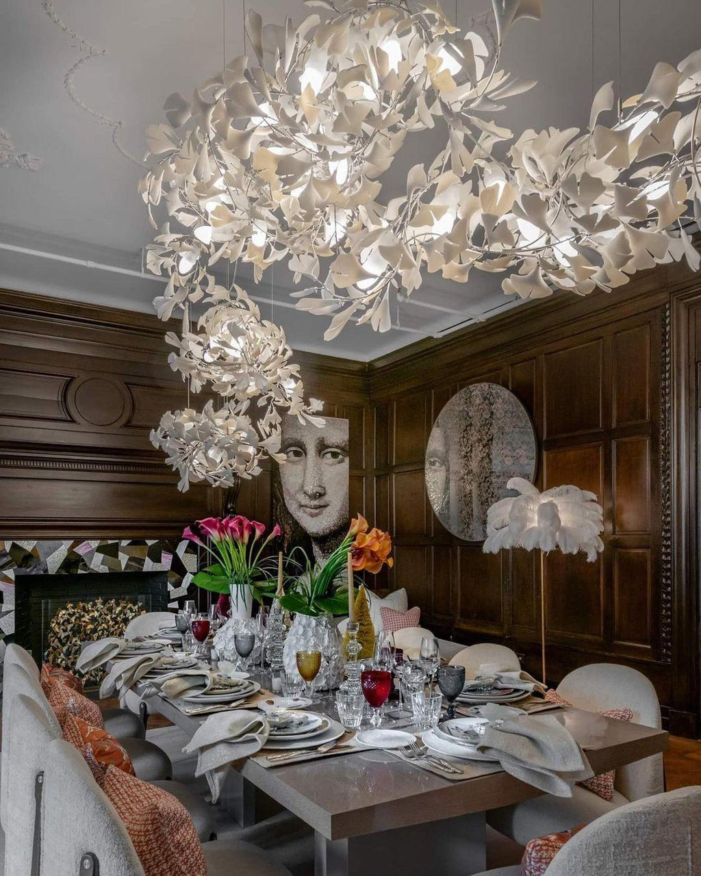 Elysia Floral Canopy Chandelier