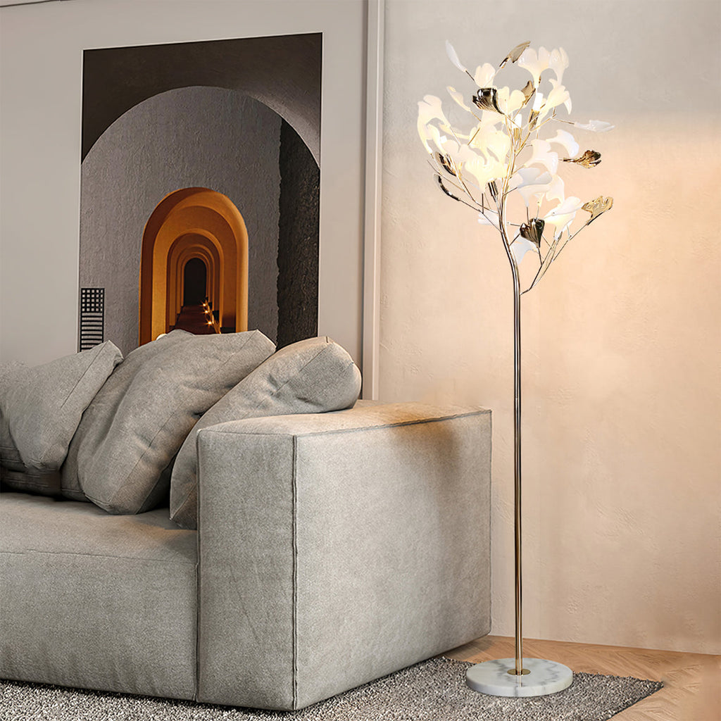 Ella Floor Lamp Gingko Ceramics