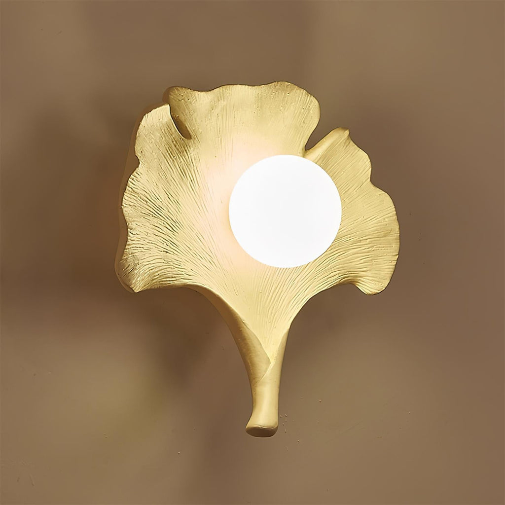 Olivia  Ginkgo Leaf  Shape Wall Lamp