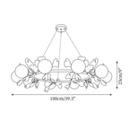 Fidova 8-Light Globe Chandelier