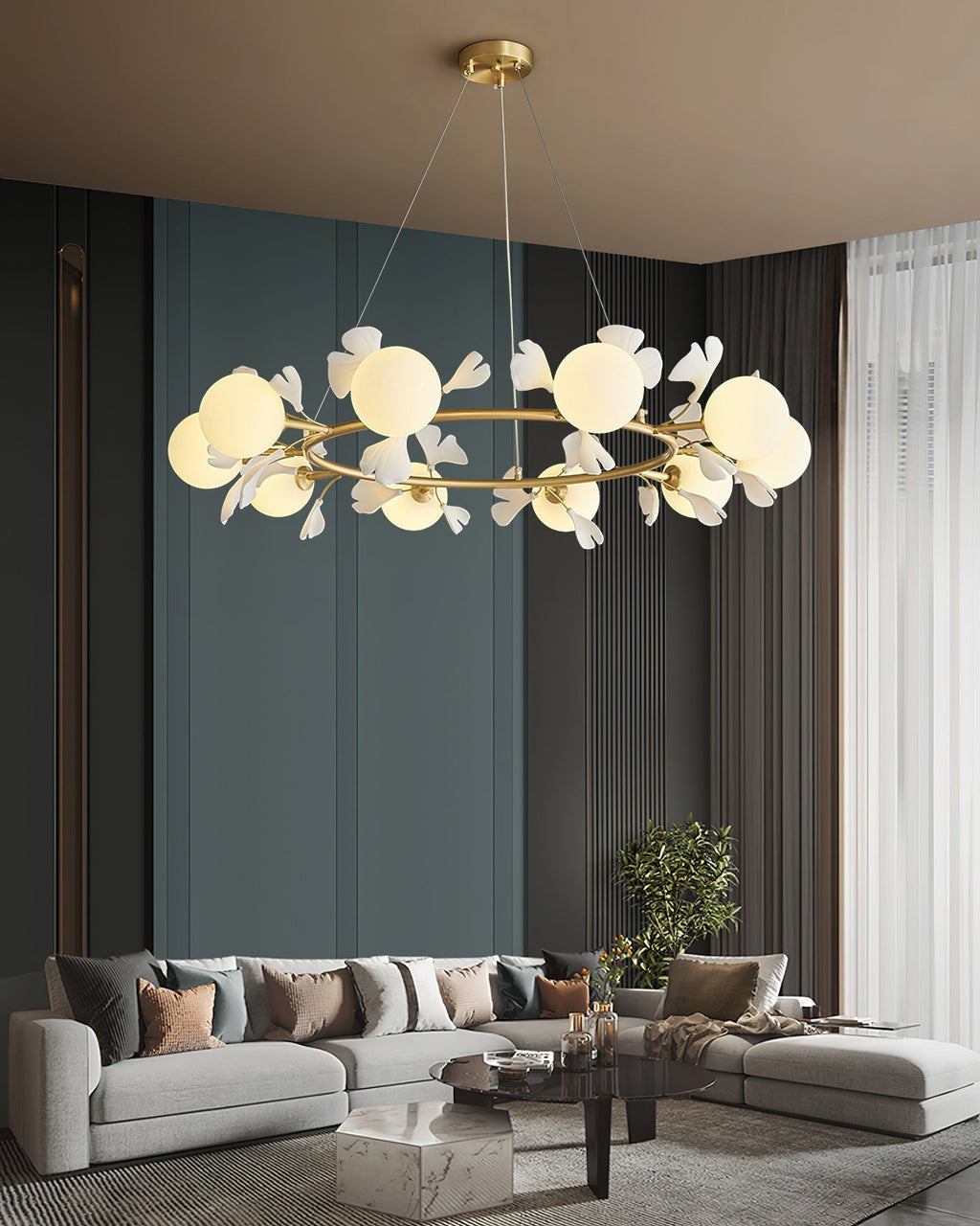 Fidova 8-Light Globe Chandelier