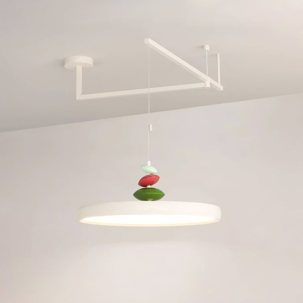 Pendant Lamp Metal and Round Shade Decorative Modern