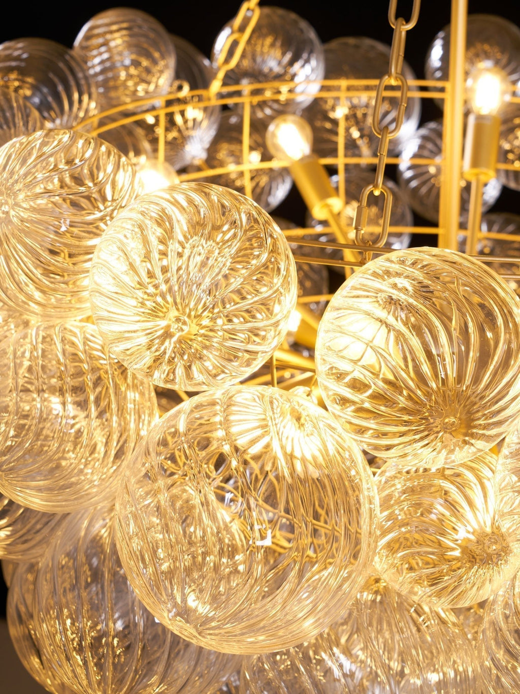 Aurora Chandelier Glass Ball Bubble Modern