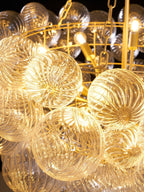 Aurora Chandelier Glass Ball Bubble Modern