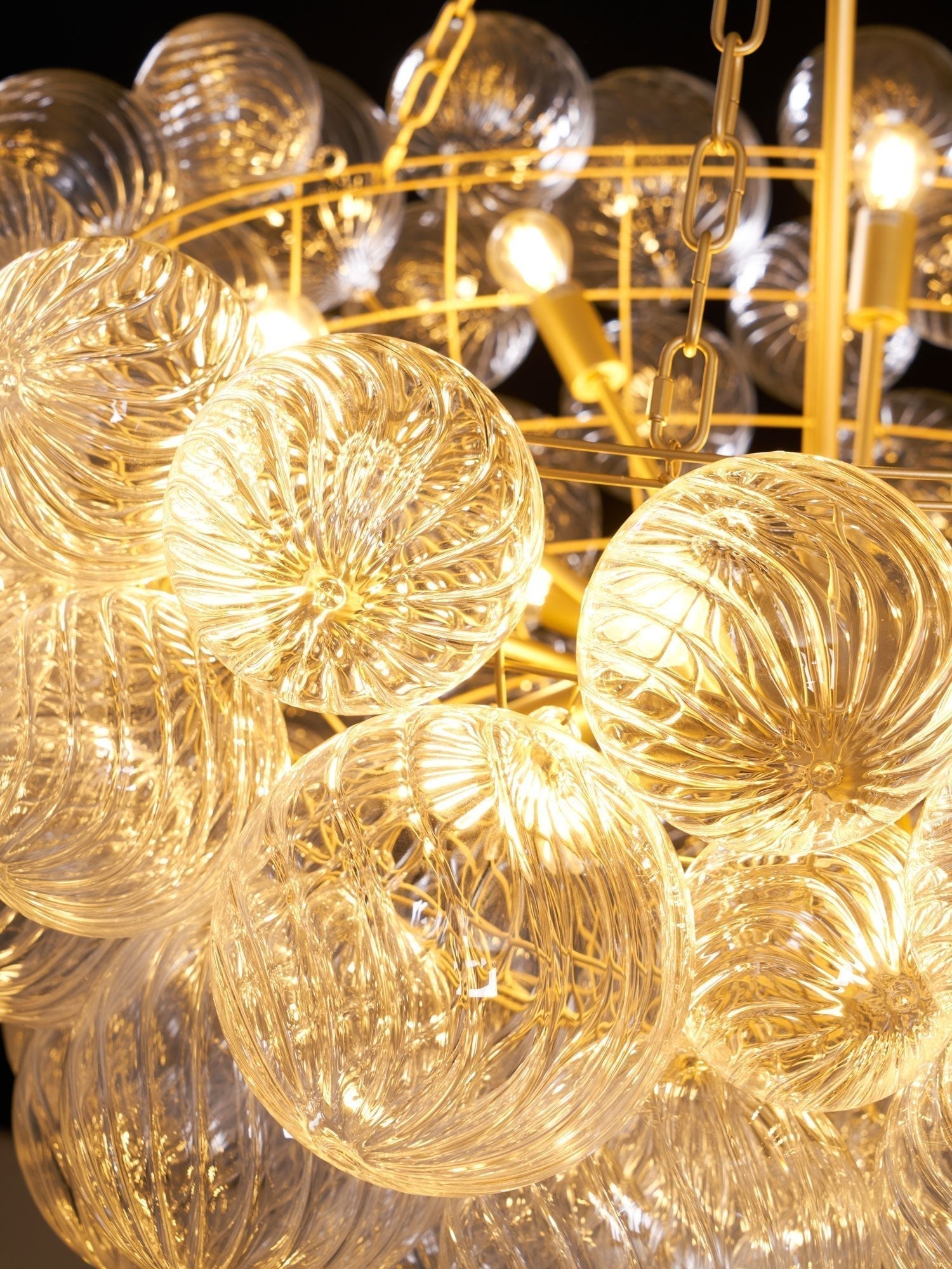 Aurora Chandelier Glass Ball Bubble Modern