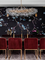 Aurora Chandelier Glass Ball Bubble Modern