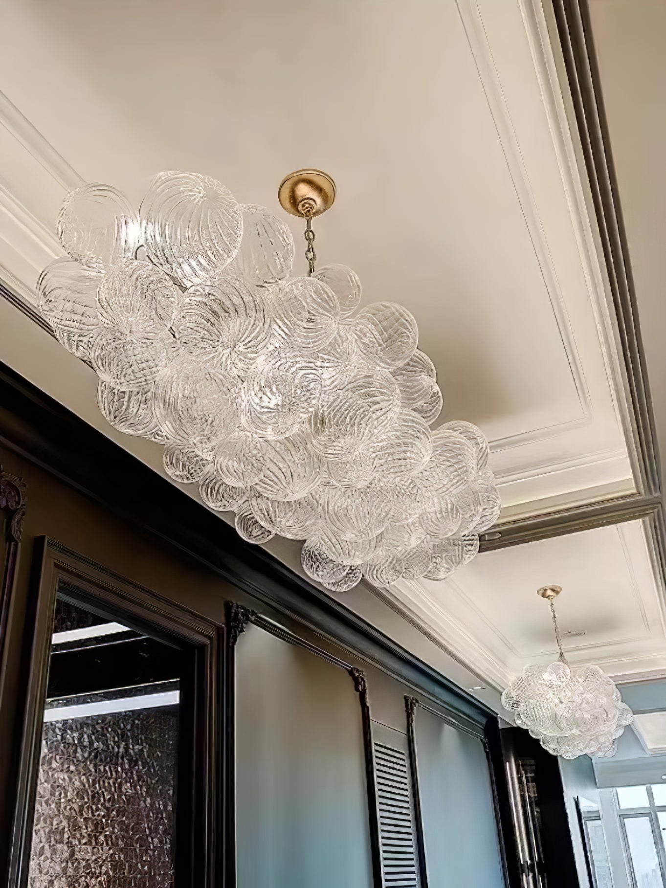 Aurora Chandelier Glass Ball Bubble Modern
