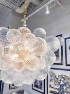 Aurora Chandelier Glass Ball Bubble Modern
