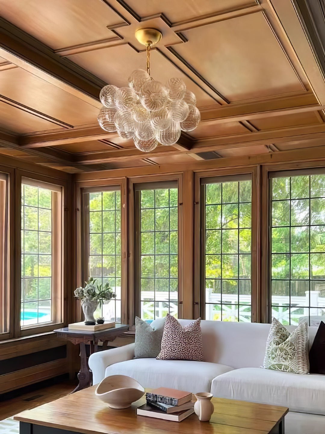 Aurora Chandelier Glass Ball Bubble Modern