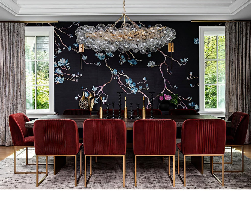 Aurora Chandelier Glass Ball Bubble Modern