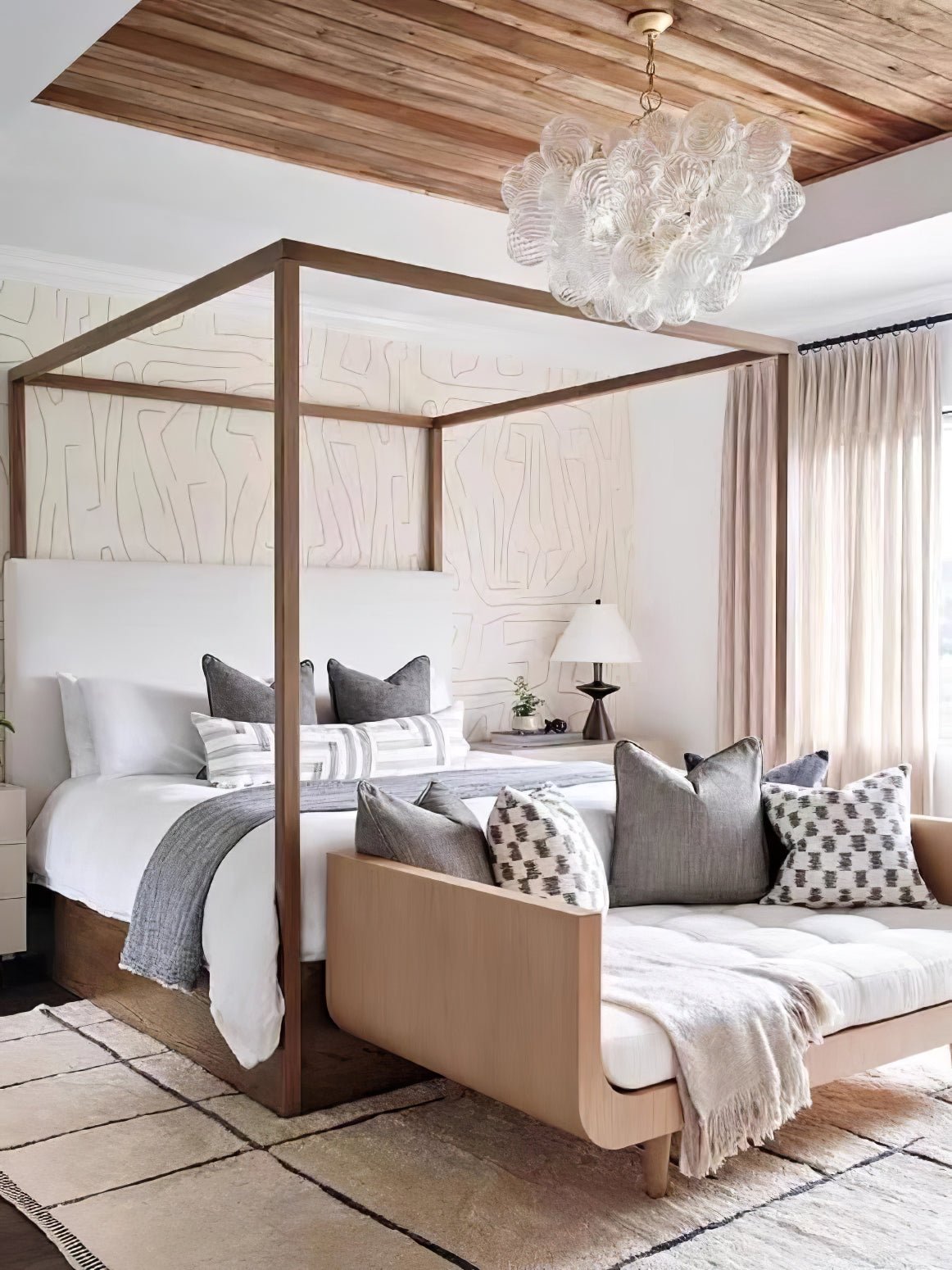 Aurora Chandelier Glass Ball Bubble Modern