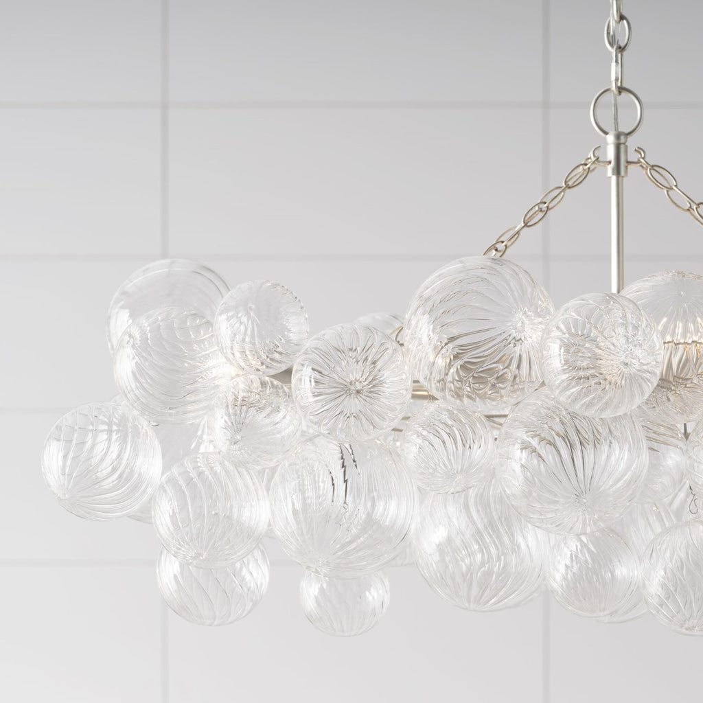 Aurora Chandelier Glass Ball Bubble Modern
