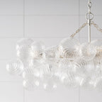Aurora Chandelier Glass Ball Bubble Modern