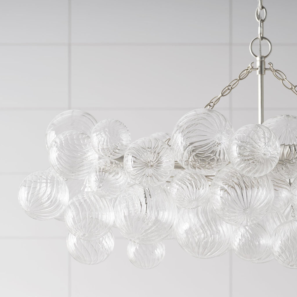 Aurora Chandelier Glass Ball Bubble Modern