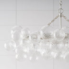 Aurora Chandelier Glass Ball Bubble Modern