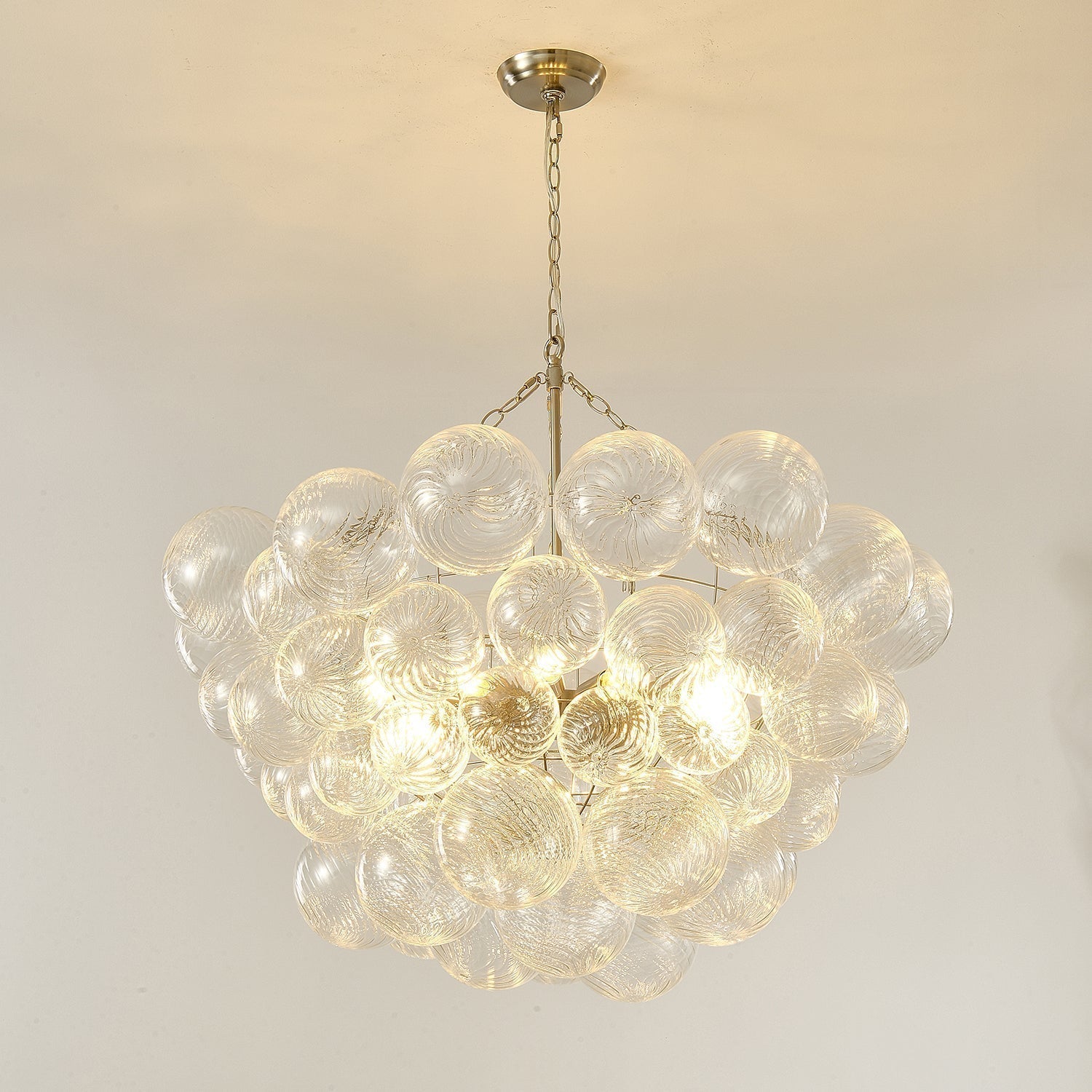 Aurora Chandelier Glass Ball Bubble Modern