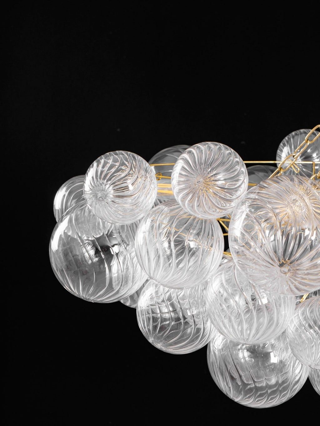 Aurora Chandelier Glass Ball Bubble Modern